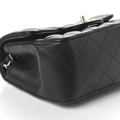 Chanel Lambskin Quilted Mini Square Flap Black 6 of 11