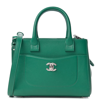Chanel Grained Calfskin Mini Neo Executive Shopper Tote Green 1 of 10