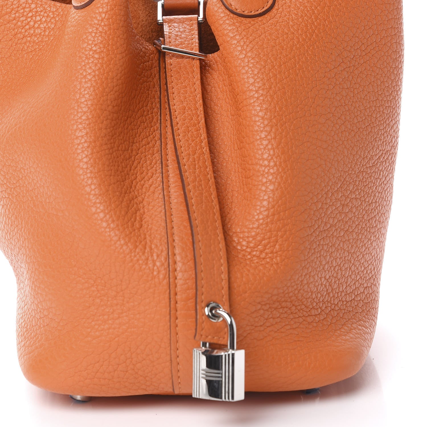 Hermes Taurillon Clemence Picotin Lock 18 PM Orange 8 of 10