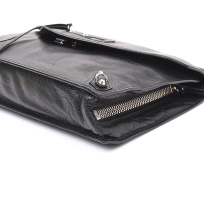 Balenciaga Veau Papier Sight Clutch Black 6 of 9