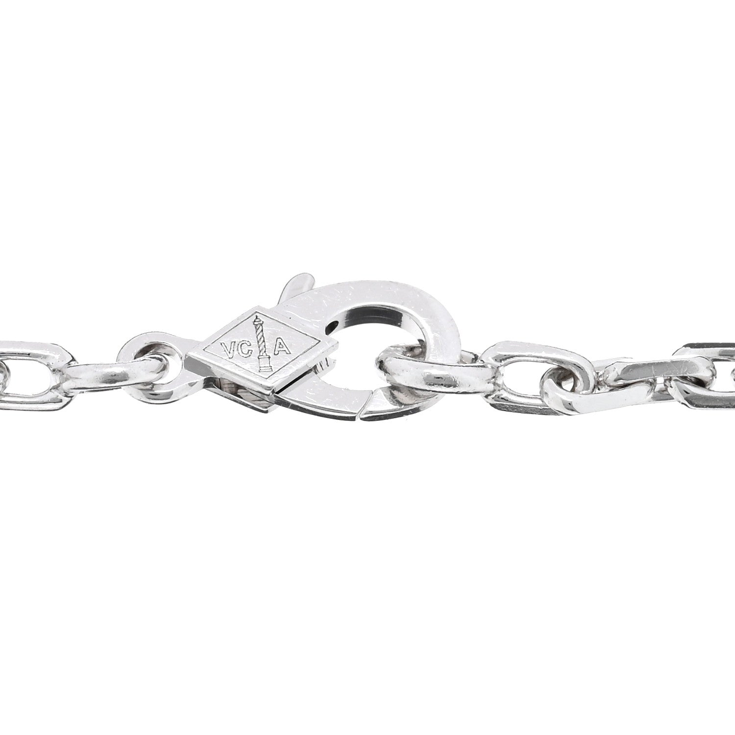 Van Cleef & Arpels 18K White Gold Diamond 5 Motifs Magic Alhambra Bracelet 5 of 5