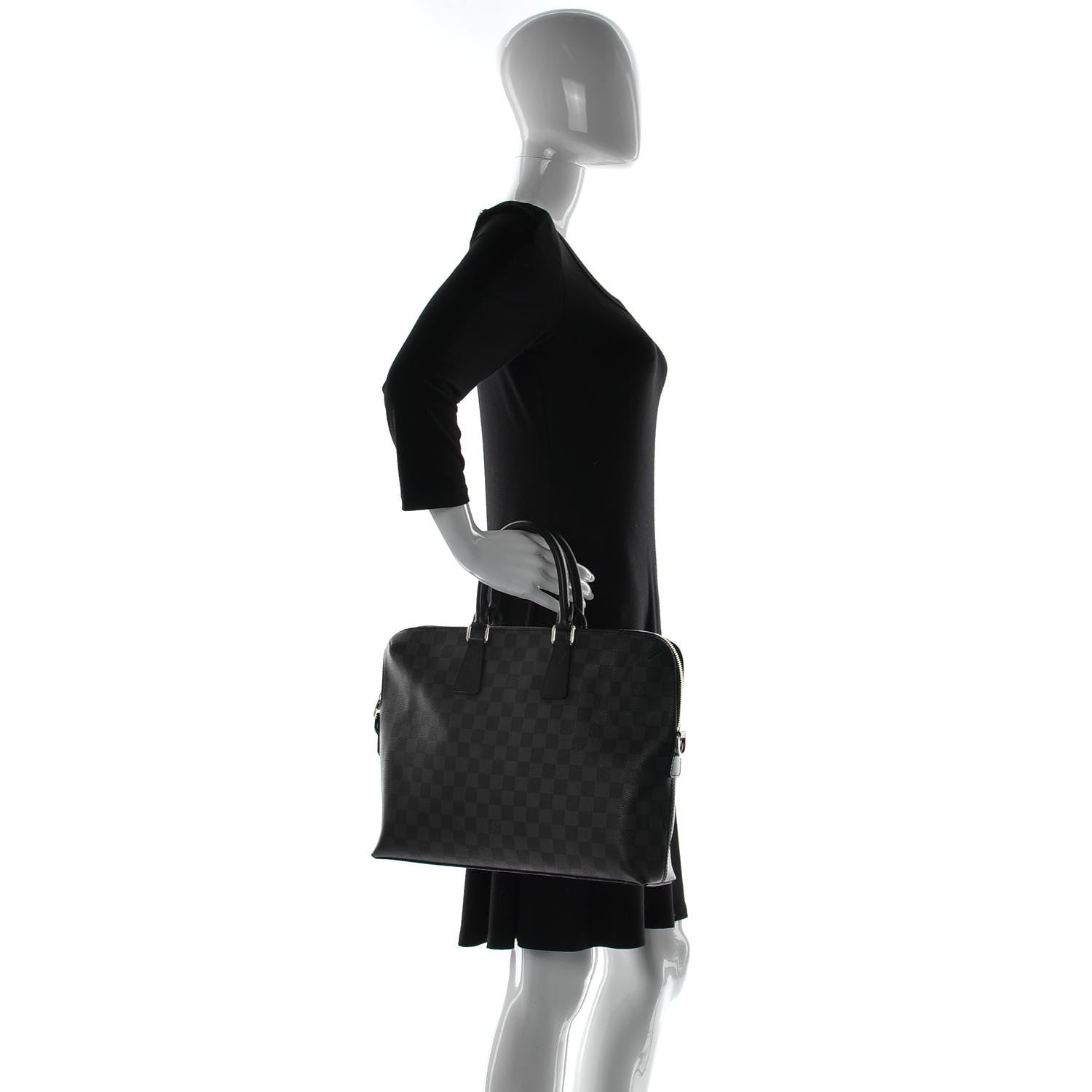 Louis Vuitton Damier Graphite Porte-Documents Jour 3 of 12