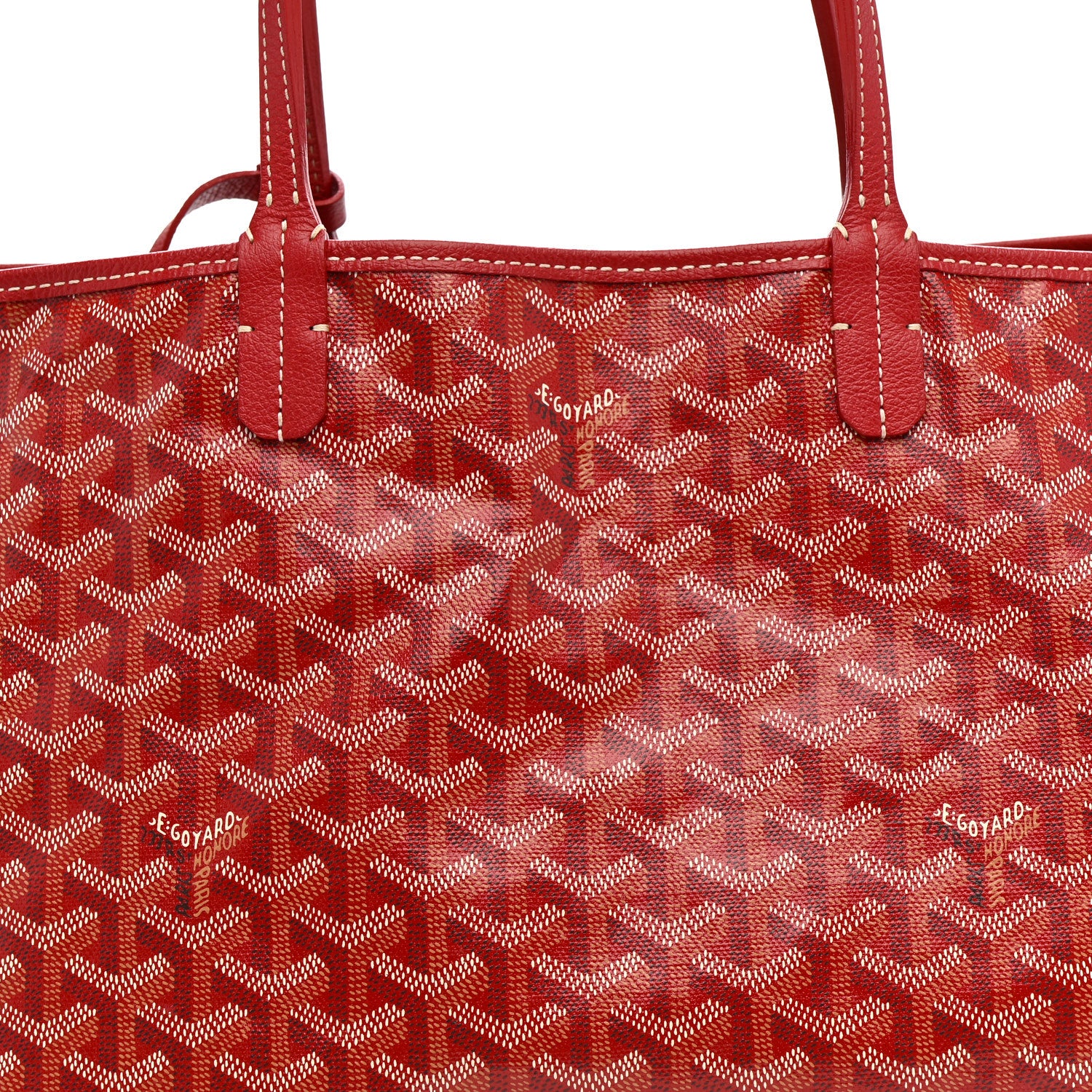 Goyard Goyardine Saint Louis PM Red 9 of 13