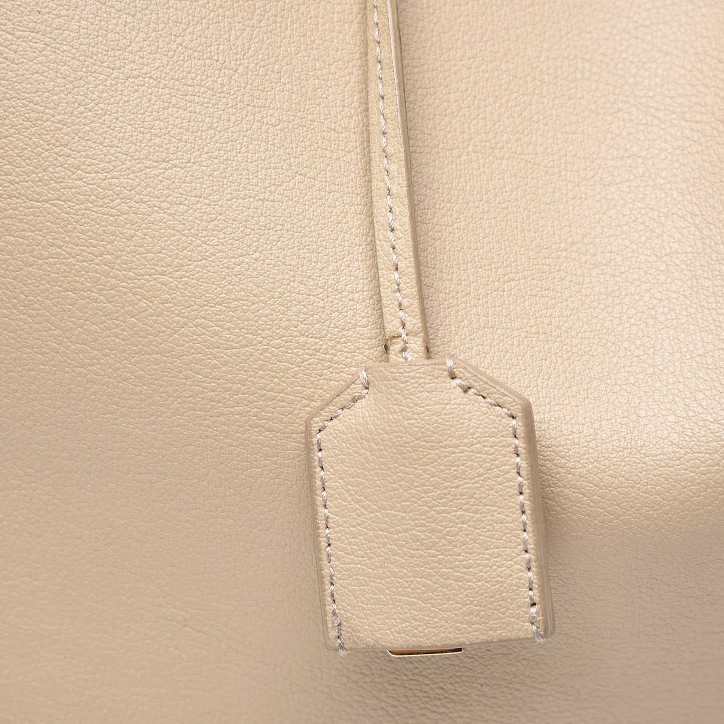 Calfskin Large Shopping Tote Natural