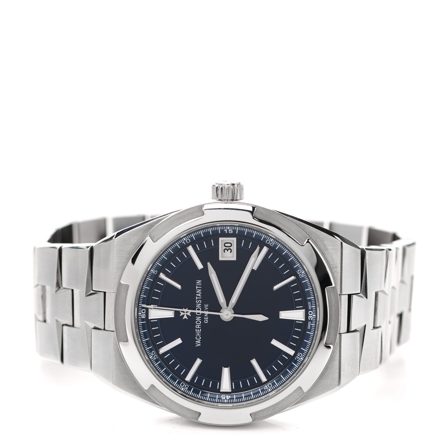 Vacheron Constantin Stainless Steel 41mm Overseas Automatic Watch Blue 4500V/110A-B128 2 of 5