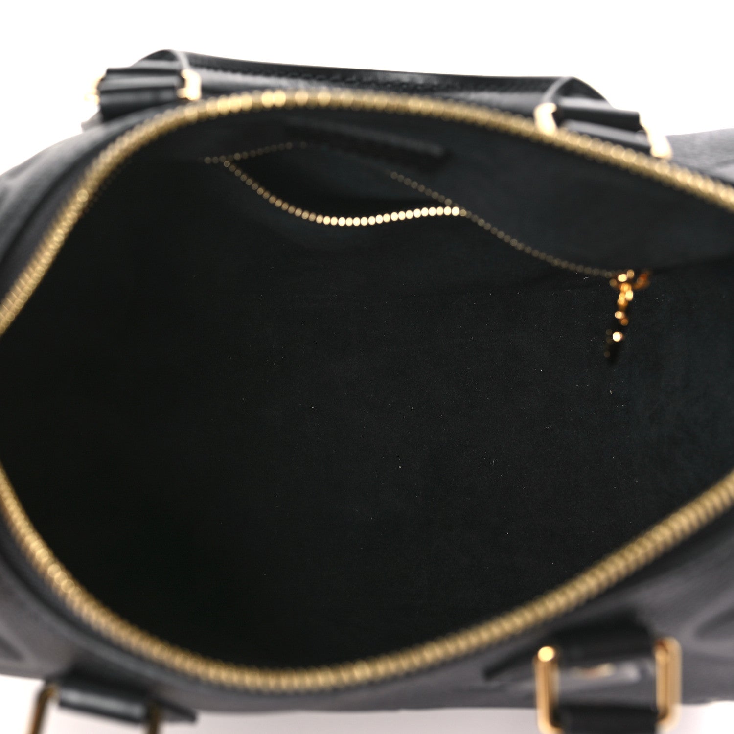Louis Vuitton Empreinte Monogram Giant Speedy Bandouliere 25 Black 5 of 9
