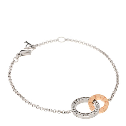 Piaget 18K Rose White Gold Diamond Possession Toi & Moi Bracelet 1 of 3