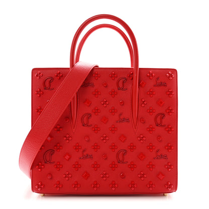 Christian Louboutin Calfskin Spikes Loubinthesky Medium Paloma Red 1 of 11