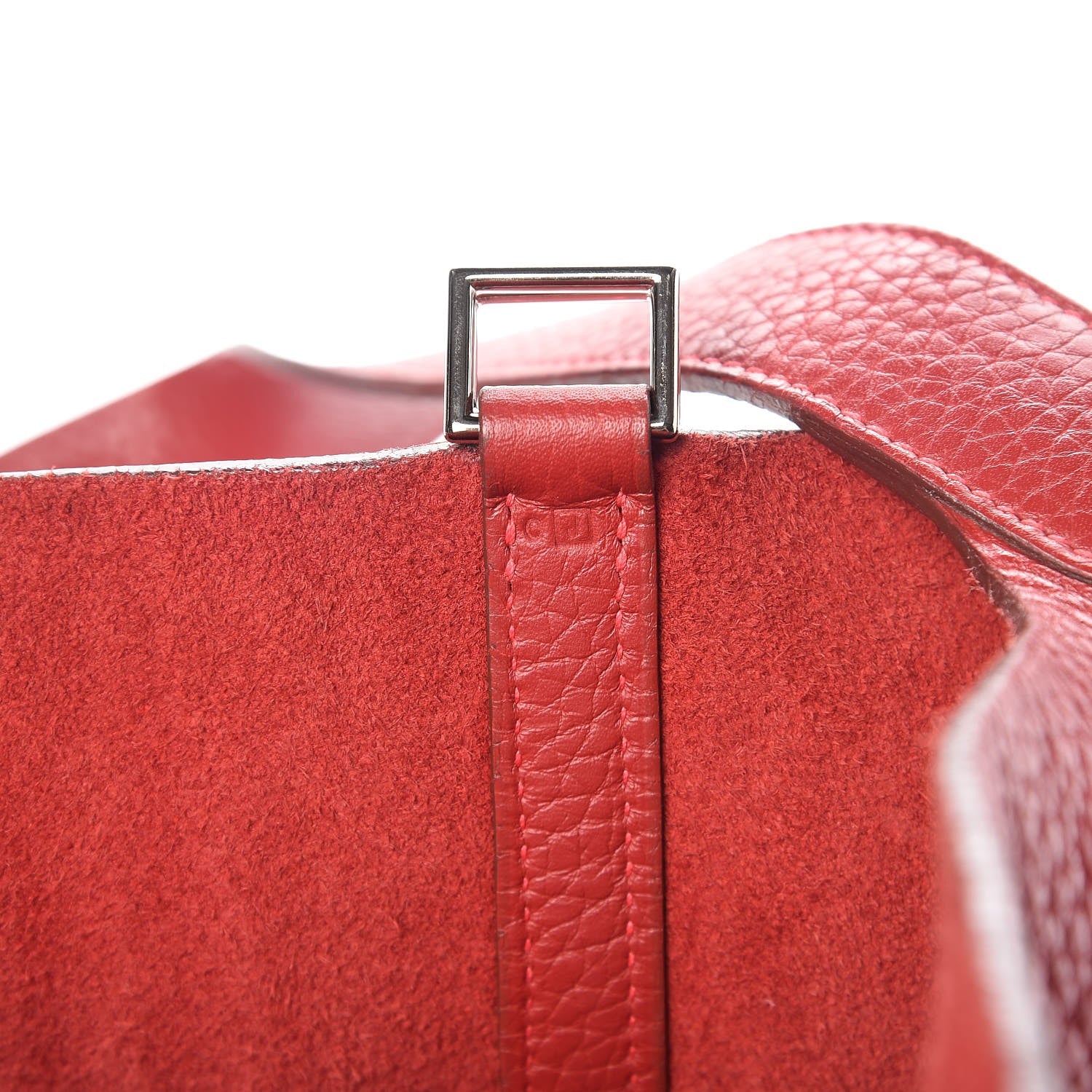 Hermes Taurillon Clemence Picotin 22 MM Rouge Garance 7 of 8