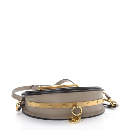 Chloe Calfskin Small Nile Bracelet Minaudiere Bag Motty Grey 4 of 8