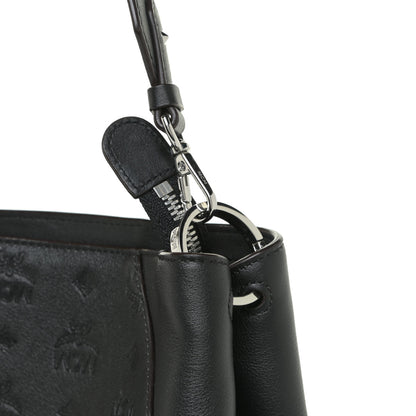 MCM Calfskin Ottomar Medium Klara Hobo Black 11 of 16