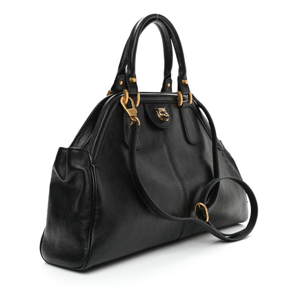 Gucci Calfskin Medium Re(Belle) Top Handle Bag Black 3 of 9