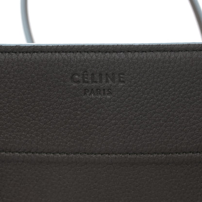Celine Baby Grained Calfskin Medium Phantom Luggage Anthracite 6 of 11