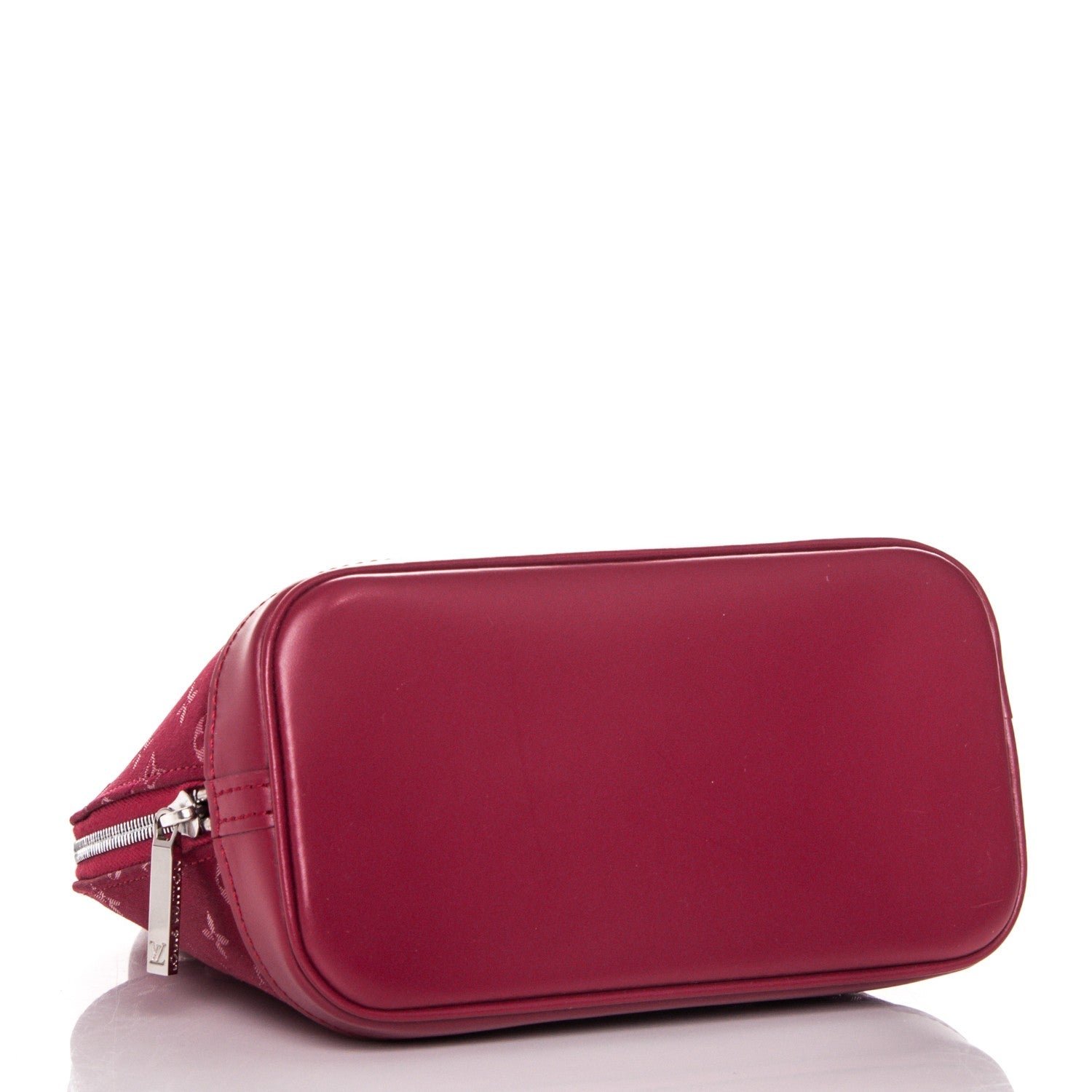 Louis Vuitton Satin Monogram Little Alma Rouge 4 of 6