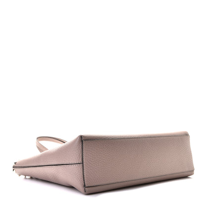 Valentino Garavani Grained Calfskin Small Rockstud Shoulder Tote Poudre 4 of 15