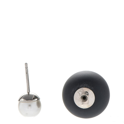 Christian Dior Mise En Dior Tribal Earrings Matte Black Pearl 4 of 5