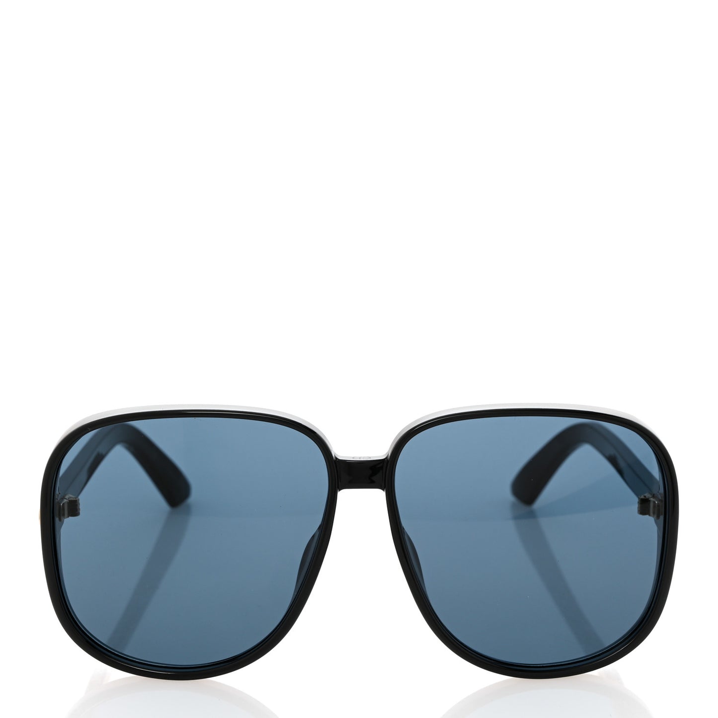 Transparent Acetate D-Doll Sunglasses Black
