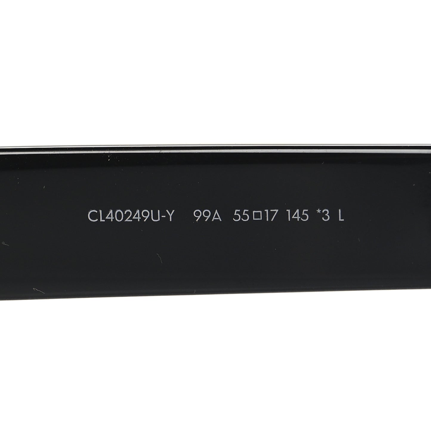 Acetate Square Sunglasses CL40249U-Y Black