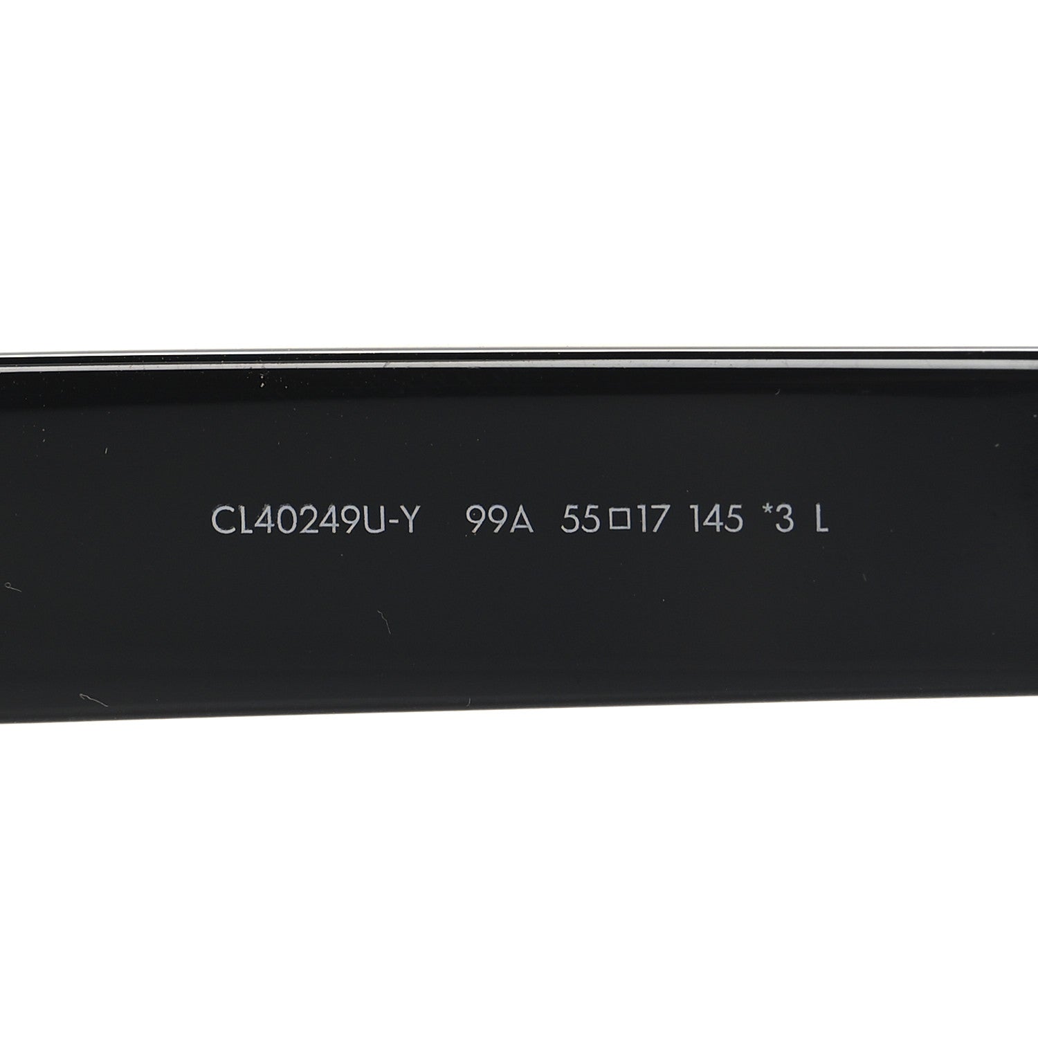 Celine Acetate Square Sunglasses CL40249U-Y Black 6 of 7