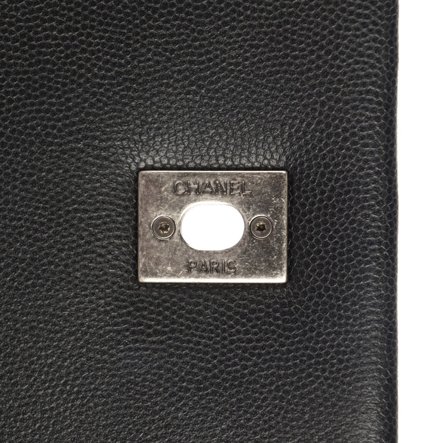 Caviar Quilted Small Coco Handle Flap Black