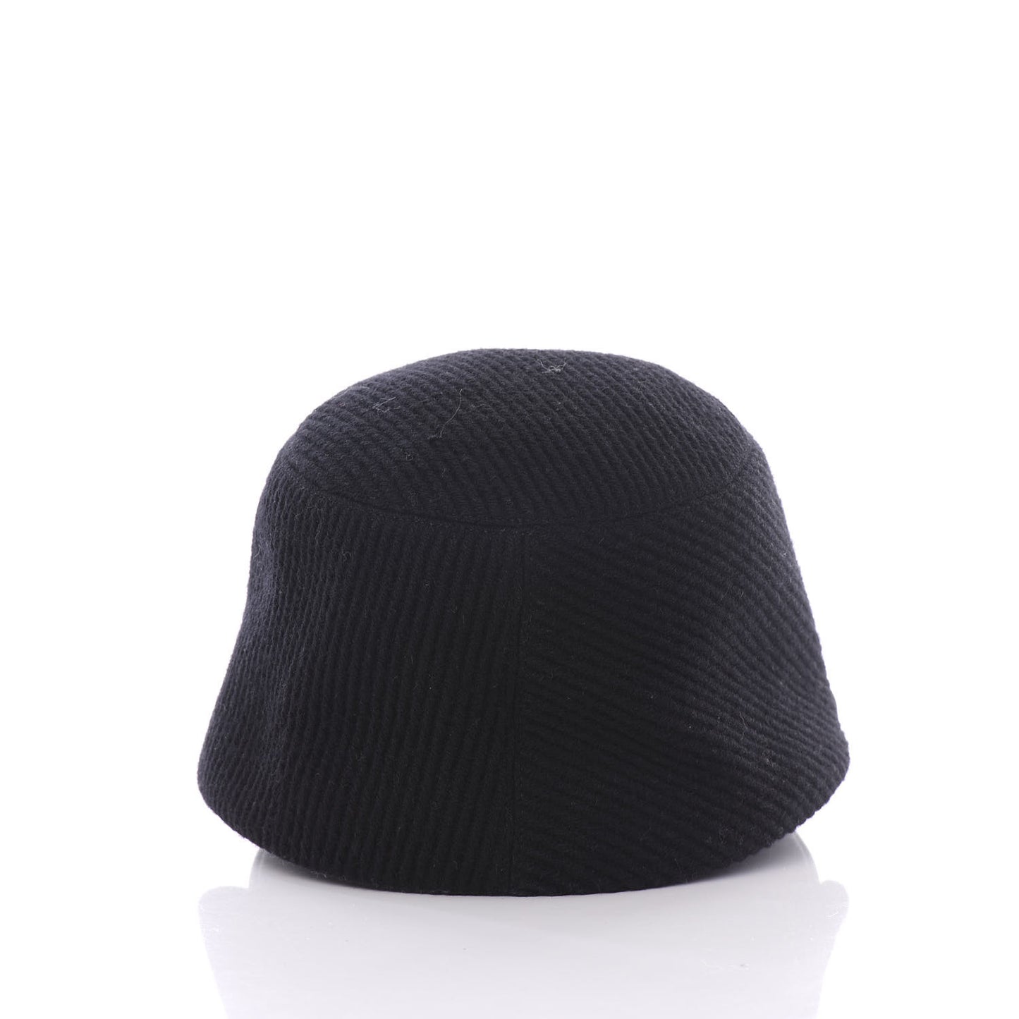 Wool Calfskin Hat Cap 57 Black