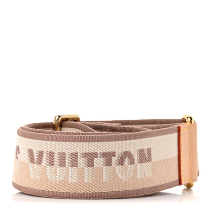 Louis Vuitton Jacquard Speedy Bandouliere 20 Shoulder Strap Beige 2 of 3