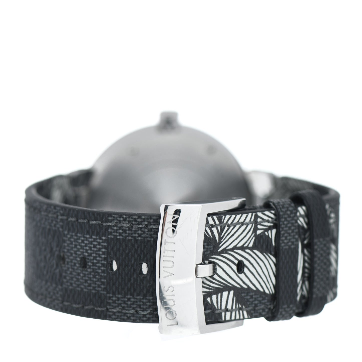 Stainless Steel Damier Graphite 39mm Rope Quartz Watch