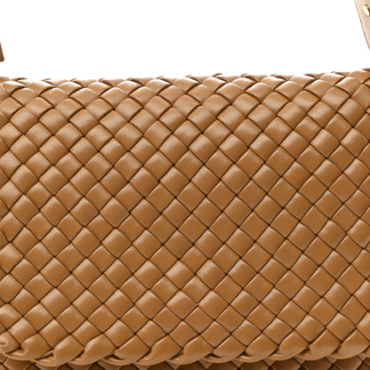 Bottega Veneta Nappa Intreccicio Padded Small Cobble Shoulder Bag Caramel 7 of 9