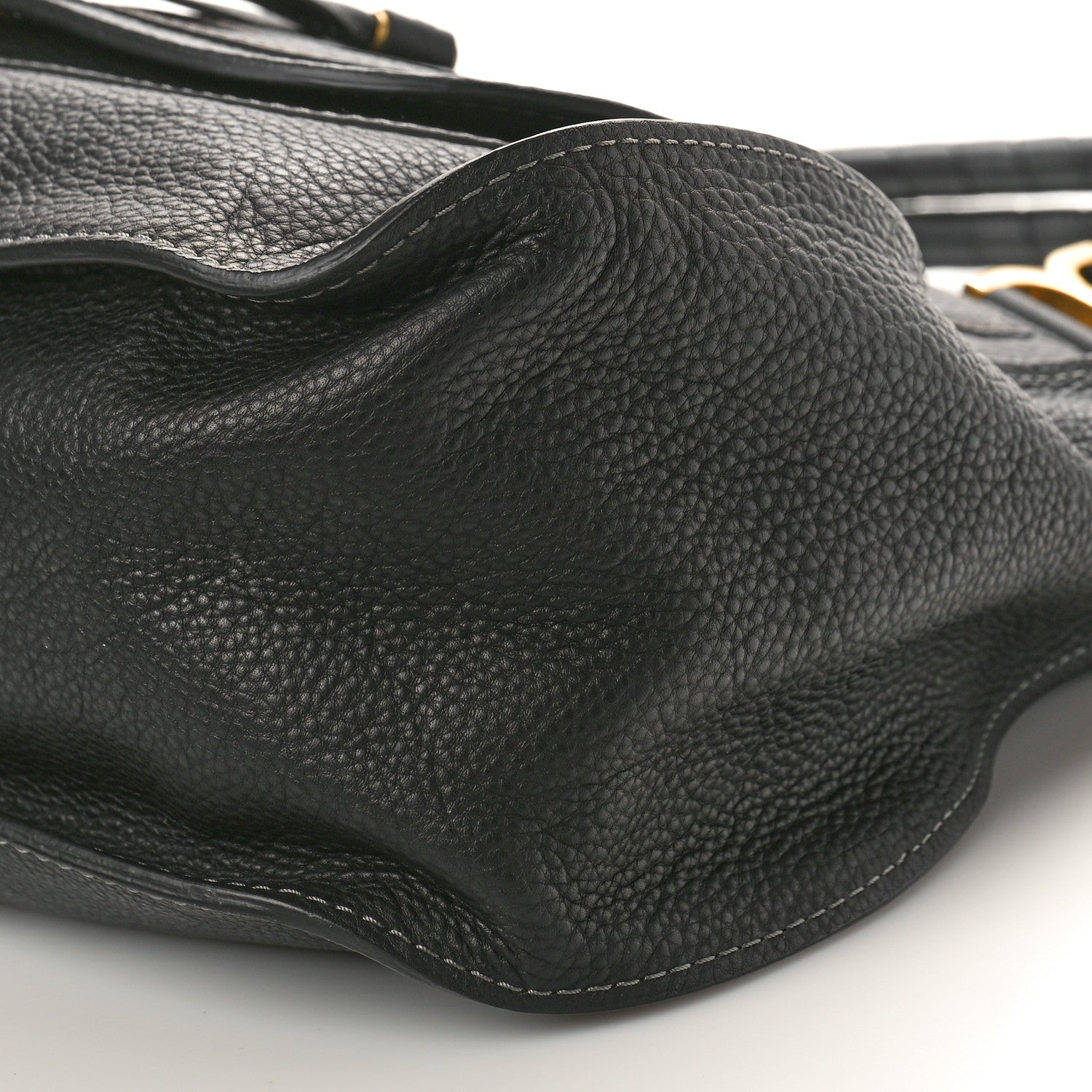 Chloe Calfskin Large Marcie Satchel Black 9 of 9