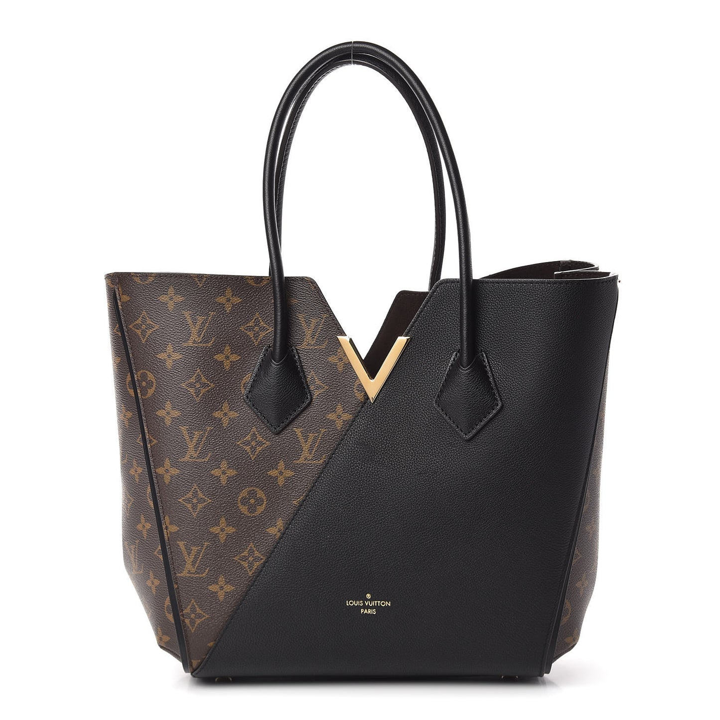 Calfskin Monogram Kimono Tote Black
