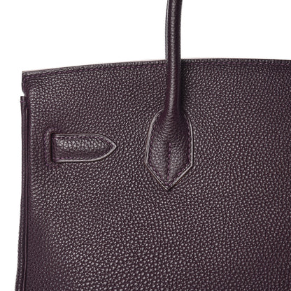 Hermes Togo Birkin 30 Raisin 30 of 31