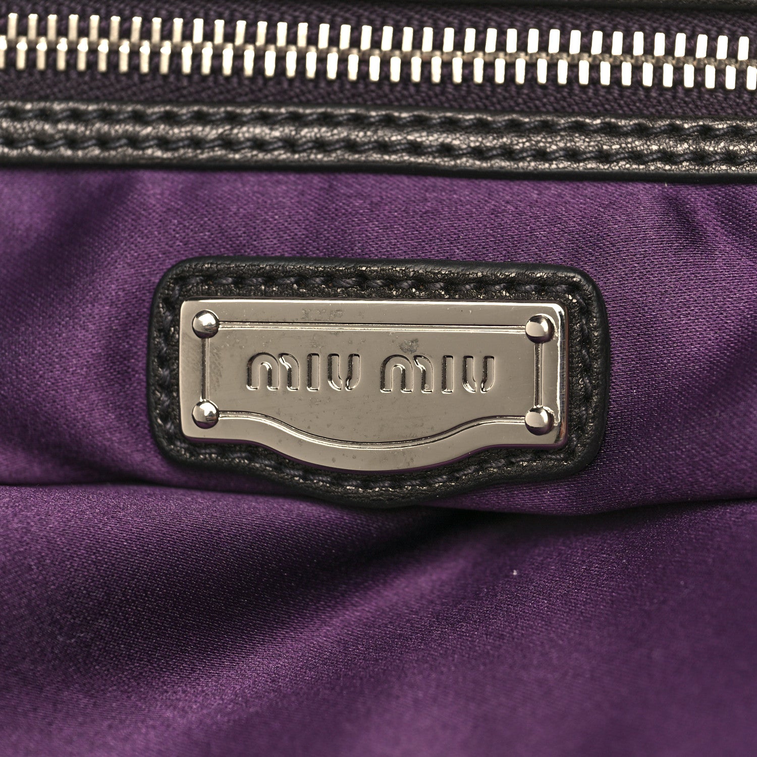 Miu Miu Nappa Large Patchwork Tote Amarena 6 of 10