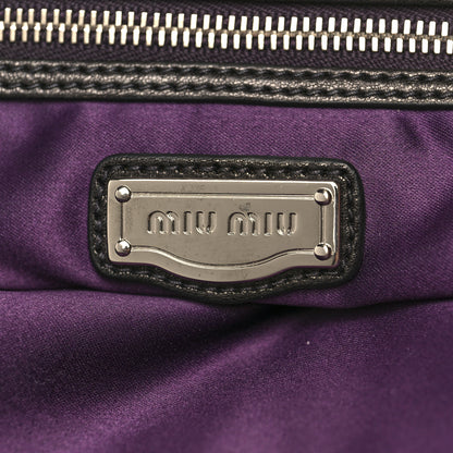 Miu Miu Nappa Large Patchwork Tote Amarena 6 of 10
