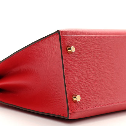 Hermes Epsom Kelly Sellier 28 Rouge Casaque 9 of 11