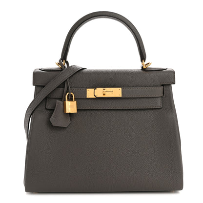 Hermes Togo Kelly Retourne 28 Etain 1 of 13