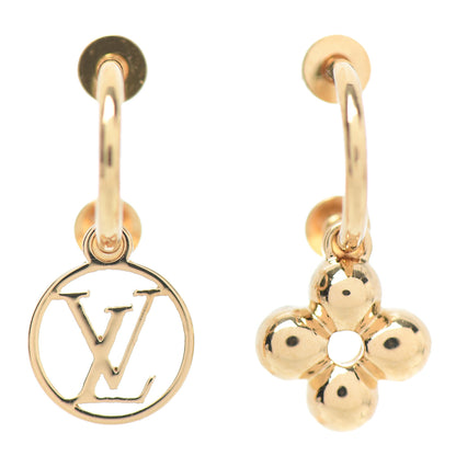 Louis Vuitton Brass Blooming Earrings Gold 1 of 4