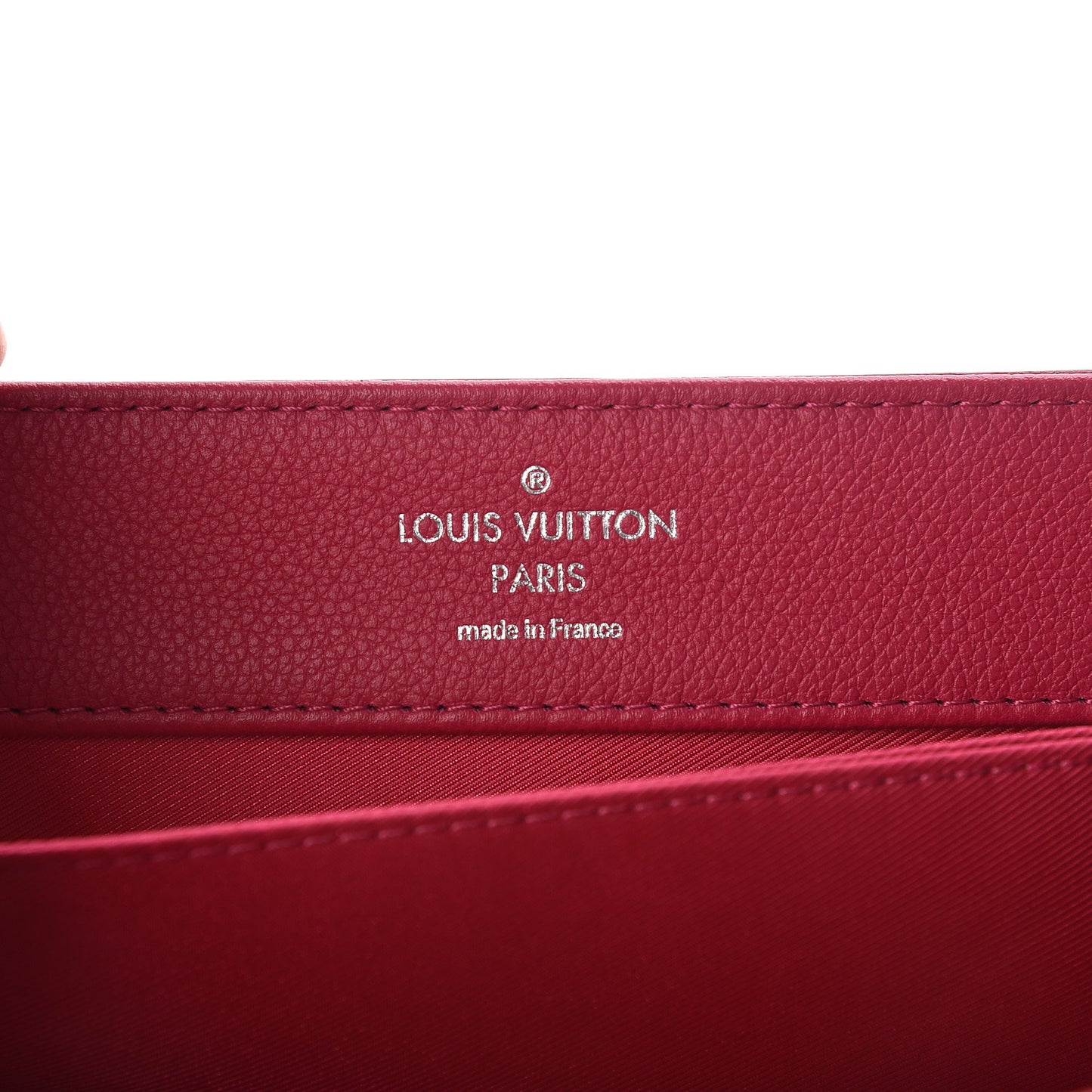 Calfskin Lockme II Top Handle Grenat Dahlia