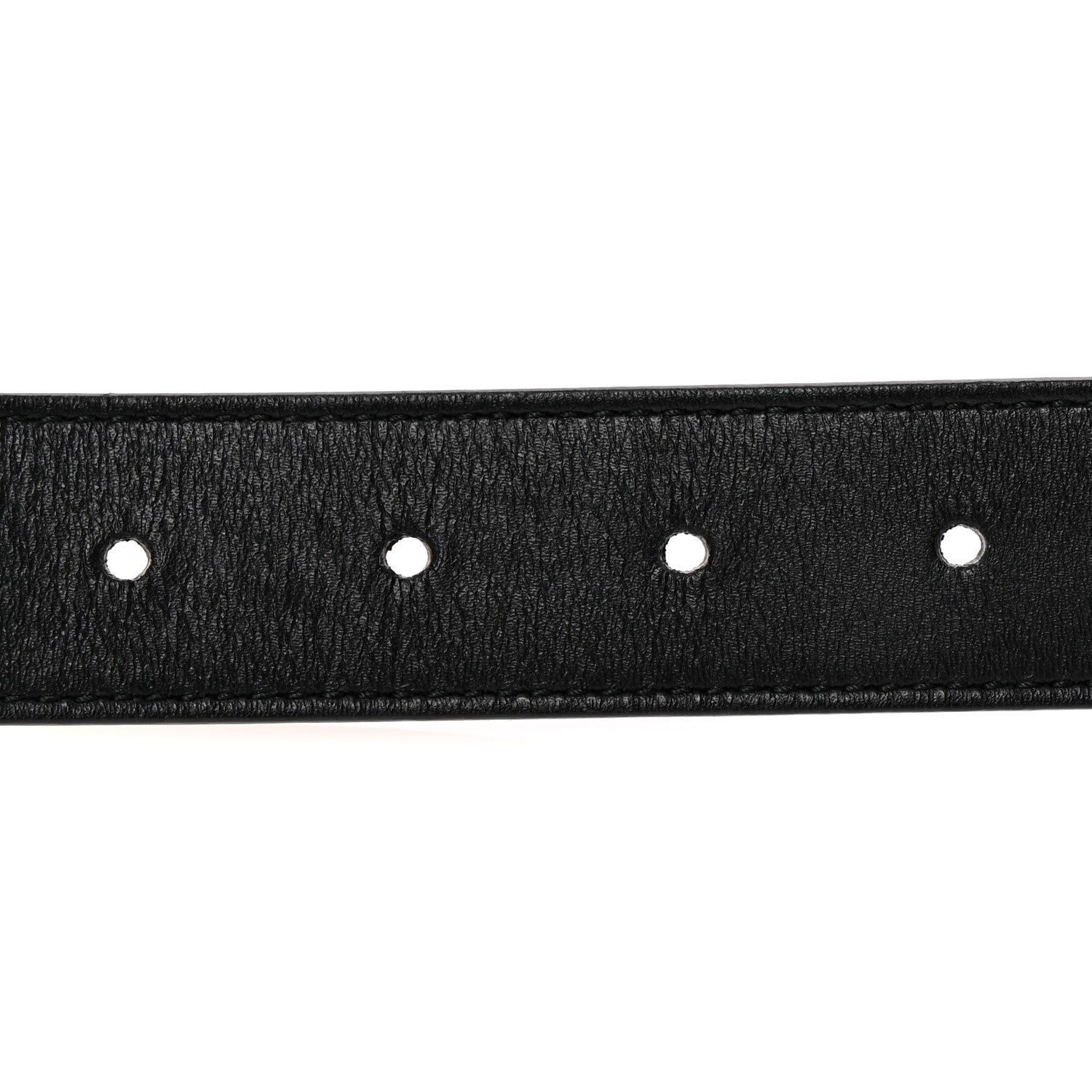 Gucci Calfskin Double G 30mm Belt 80 32 Black 3 of 7