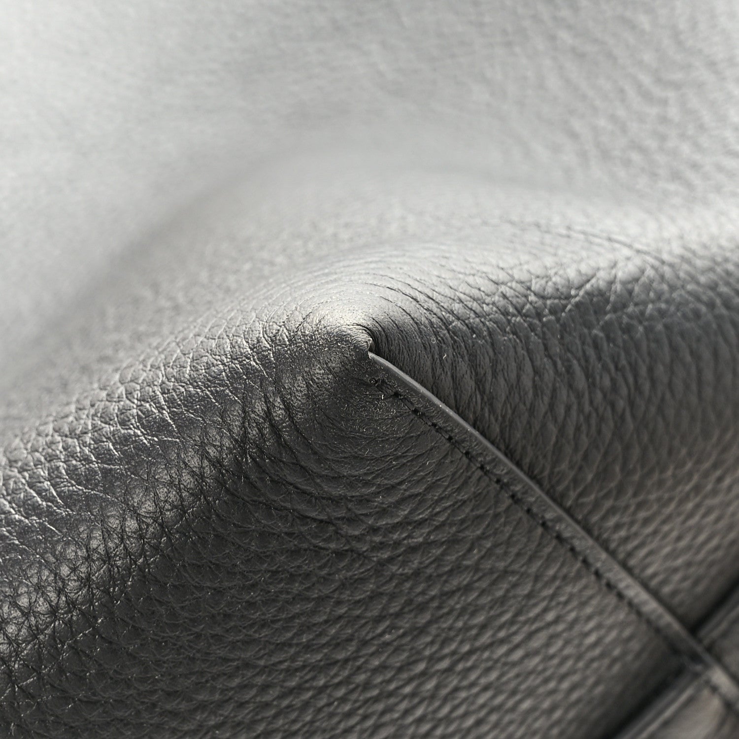 The Row Grained Calfskin Medium N/S Park Tote Black 9 of 10