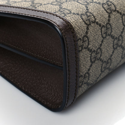 Gucci GG Supreme Monogram Web Small Ophidia Chain Shoulder Bag Brown 10 of 11