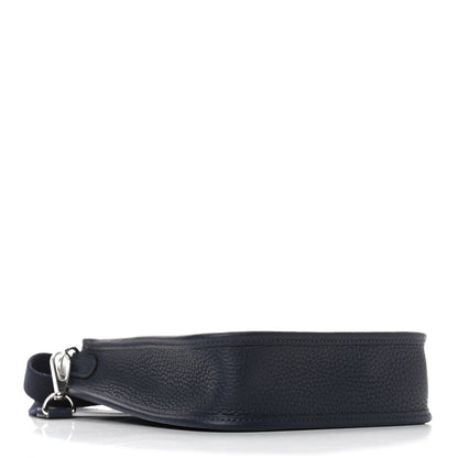 Hermes Taurillon Clemence Evelyne TPM Bleu Nuit 3 of 4