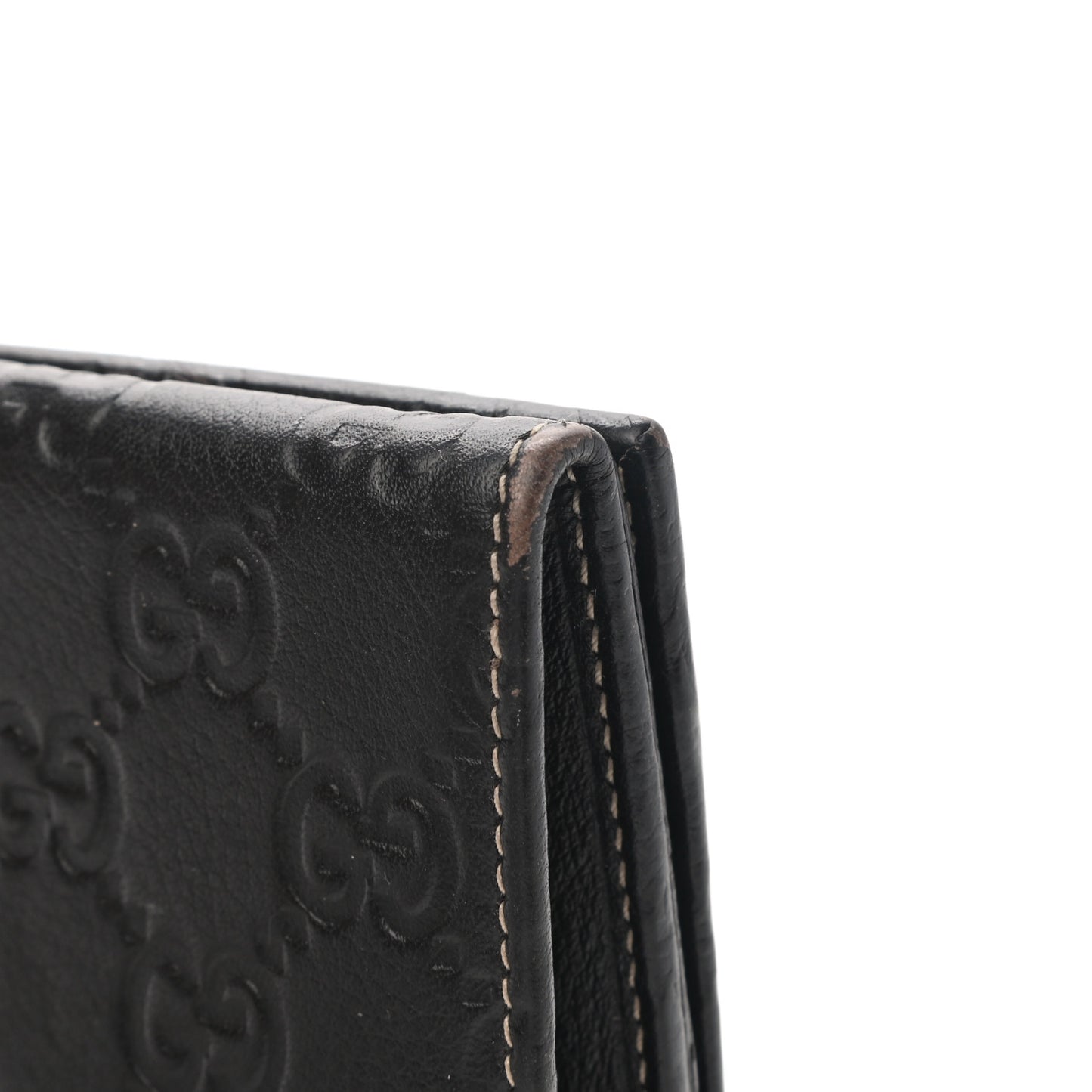 Guccissima Signature GG Pierce Continental Wallet Chocolate