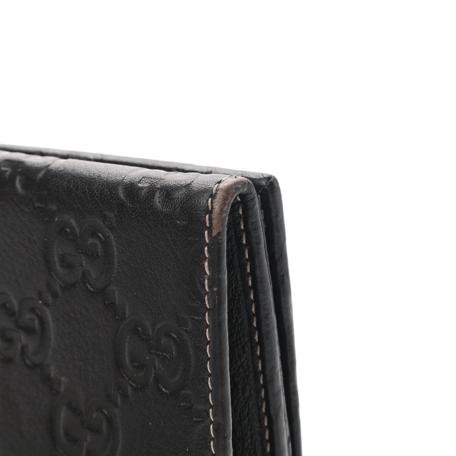 Gucci Guccissima Signature GG Pierce Continental Wallet Chocolate 10 of 11