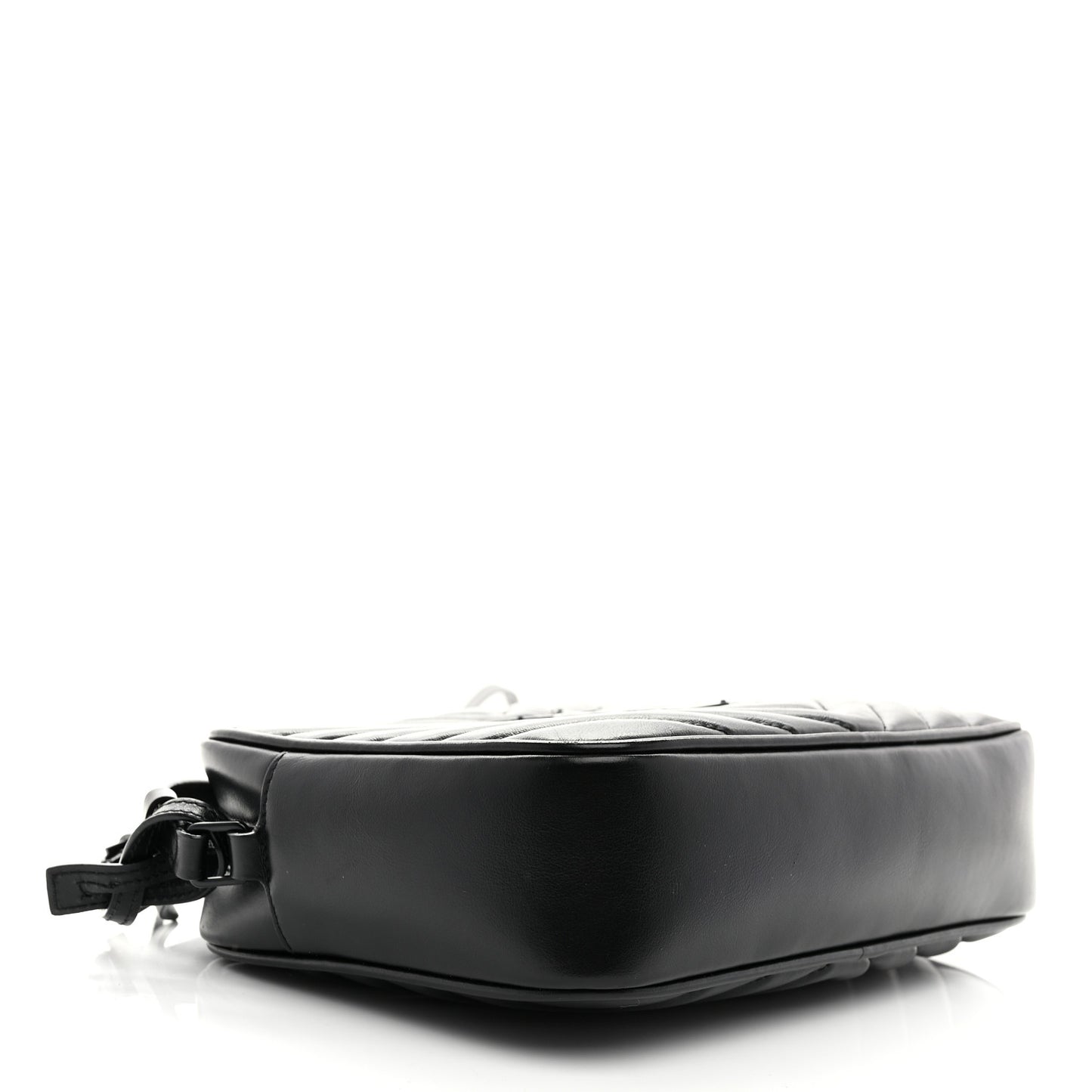 Calfskin Matelasse Monogram Monochrome Lou Camera Bag Black