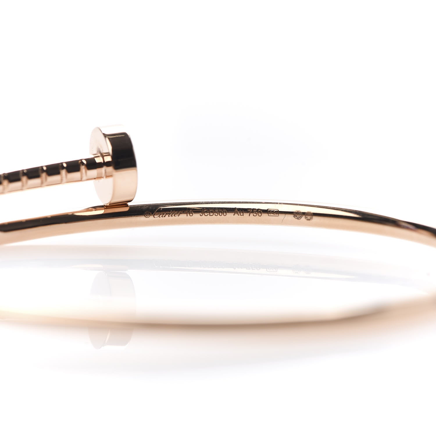 Cartier 18K Pink Gold Small Juste Un Clou Bracelet 16 4 of 5