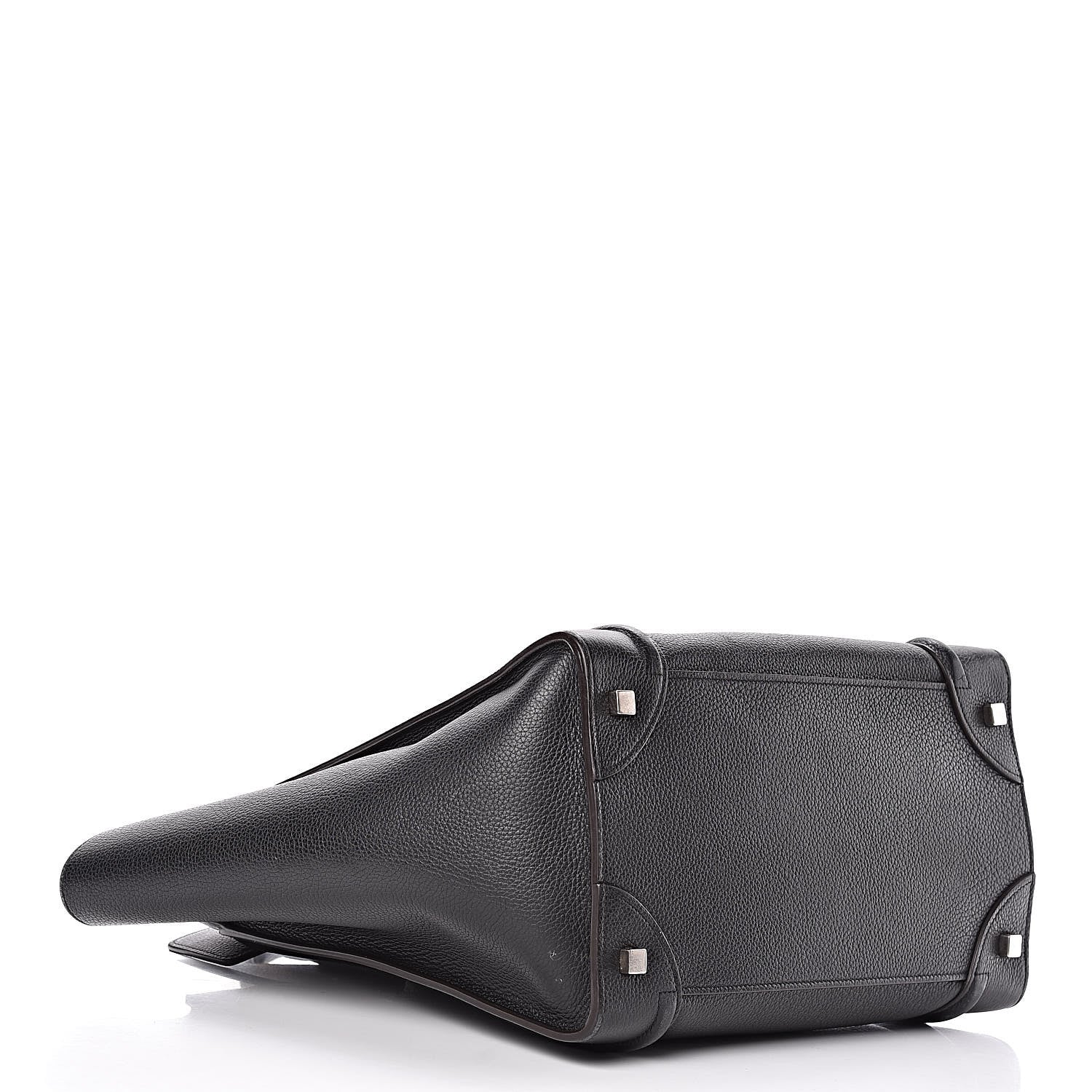 Celine Drummed Calfskin Mini Luggage Black 4 of 20