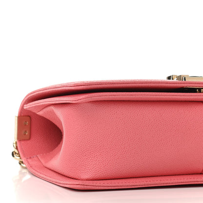 Chanel Caviar Quilted Medium Boy Flap Pink 8 of 9