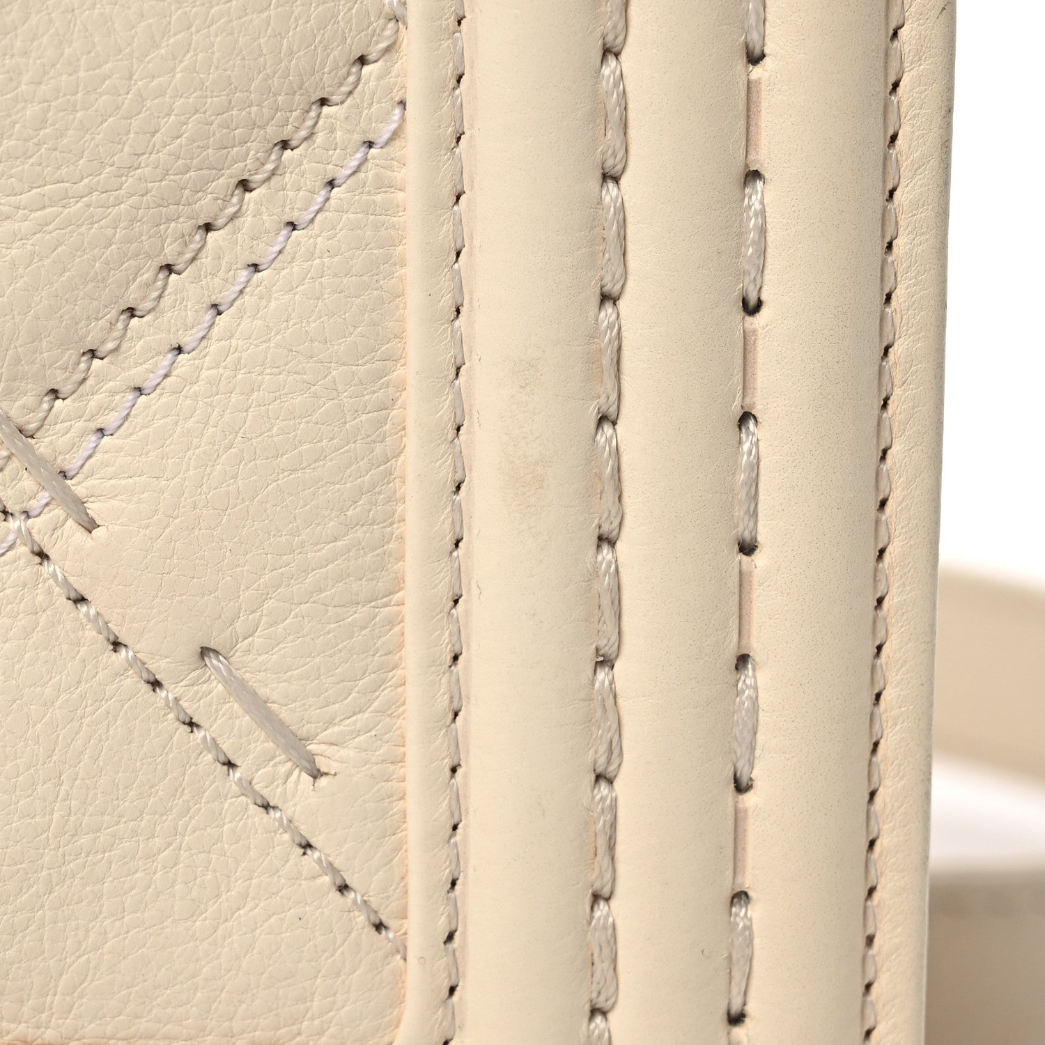 Chanel Calfskin Double Stitch Medium Boy Flap White 11 of 13