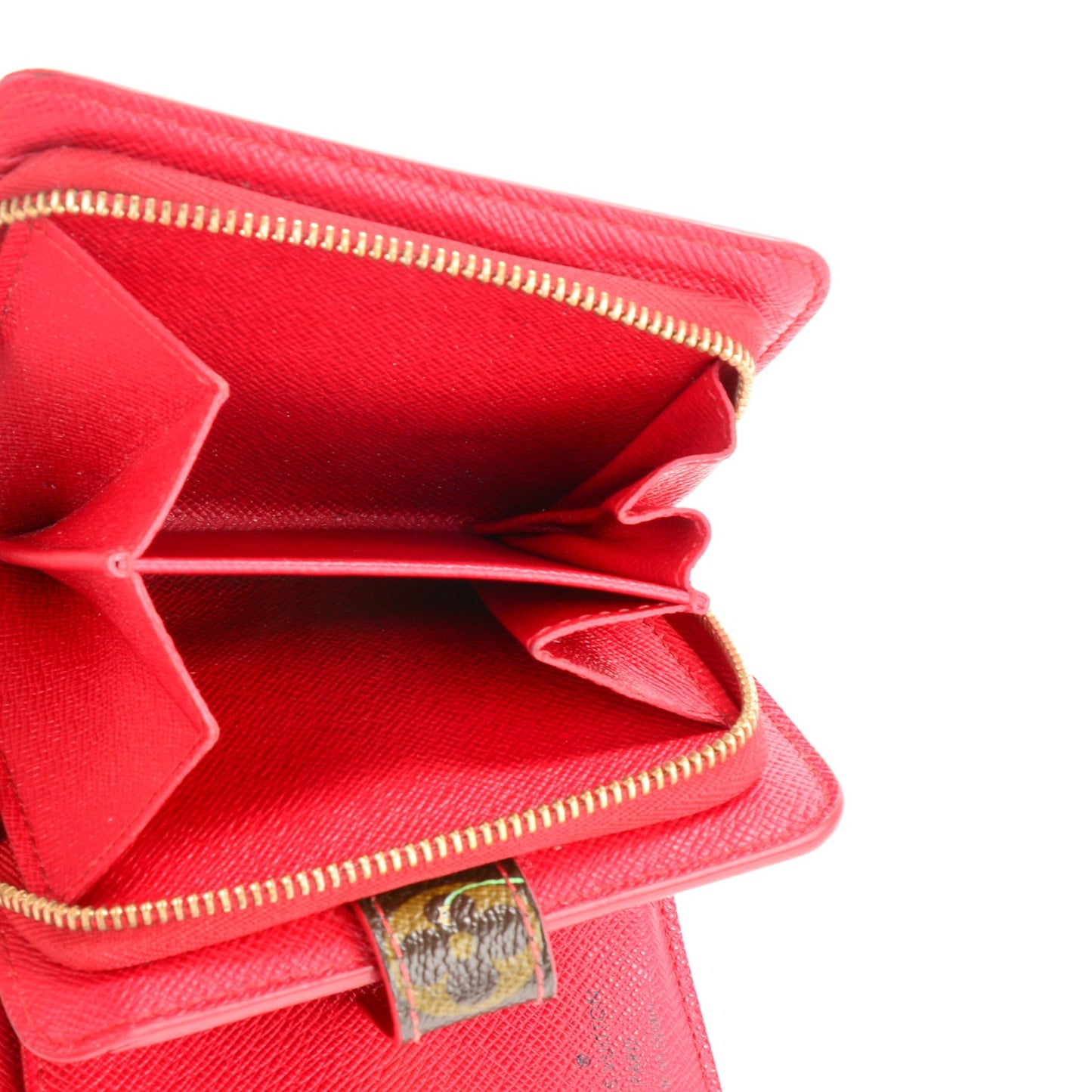 Monogram Cerises Compact Zippe Wallet