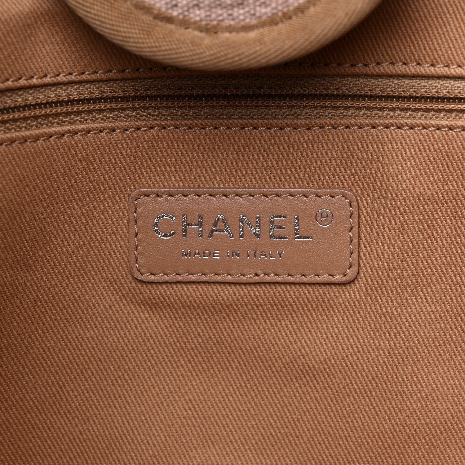 Chanel Canvas Medium Deauville Tote Ecru 6 of 10